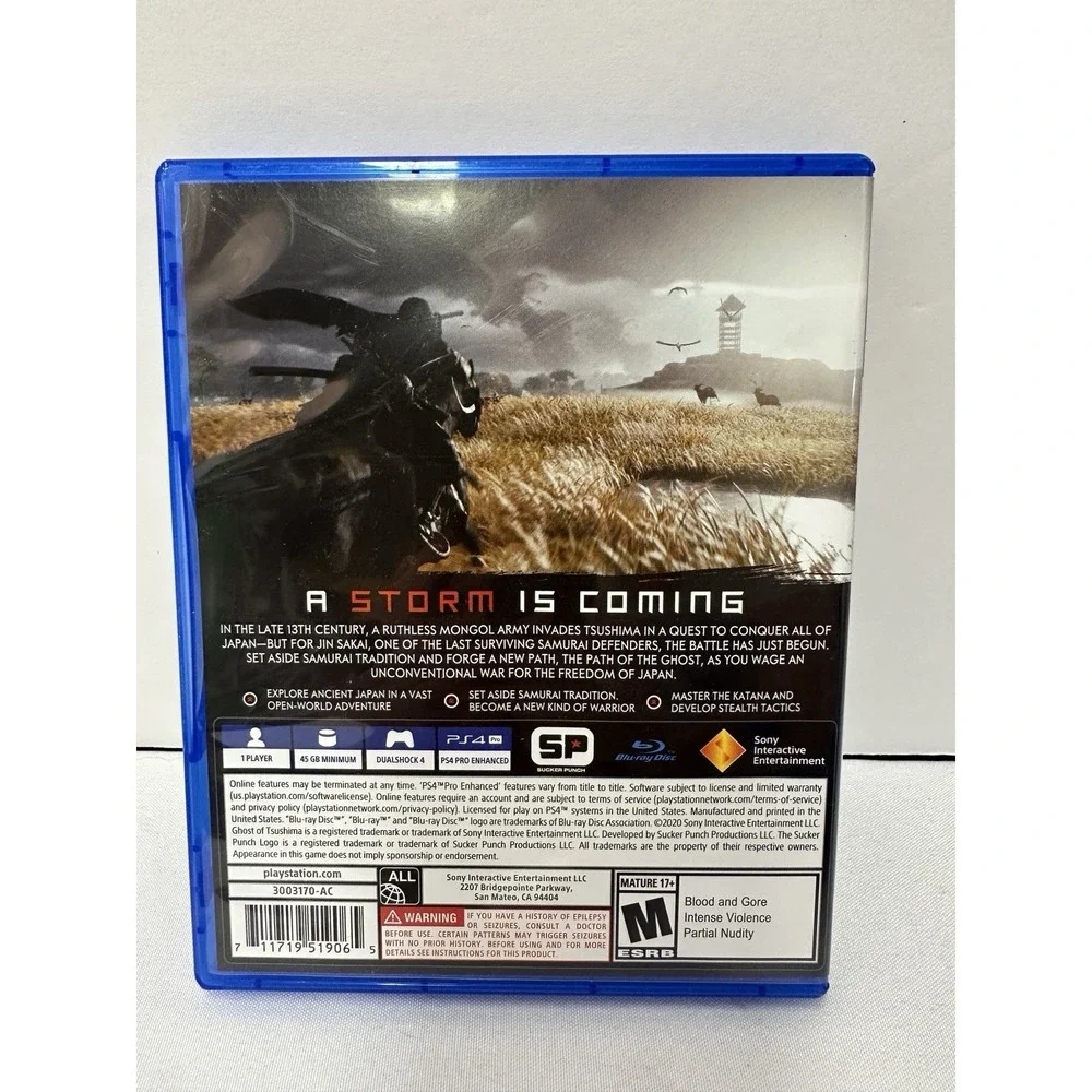 Ghost of Tsushima - PS4 - Sony PlayStation 4